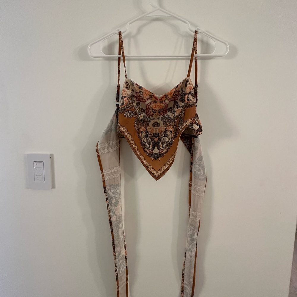 Shein Bandanna Top